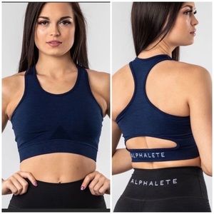 Alphalete Aero Sports Bra Navy